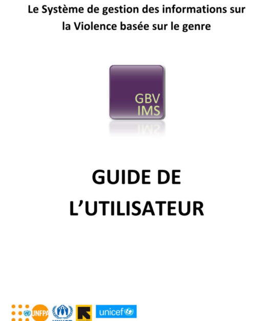 GBVIMS Guide d'utilisateur